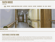 Tablet Screenshot of faith-house.co.uk